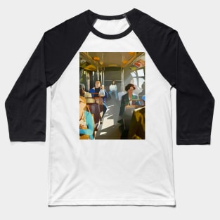 Inside The Train Baseball T-Shirt